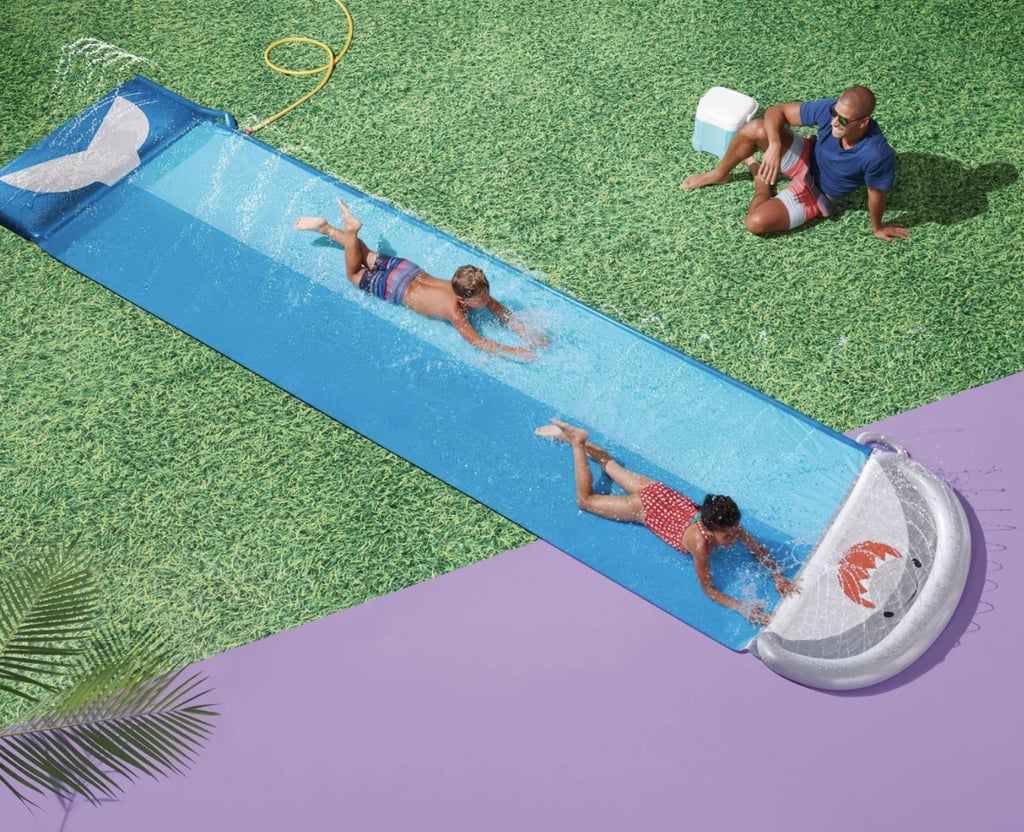 Sun Squad Shark Aqua Ramp Double Water Slide