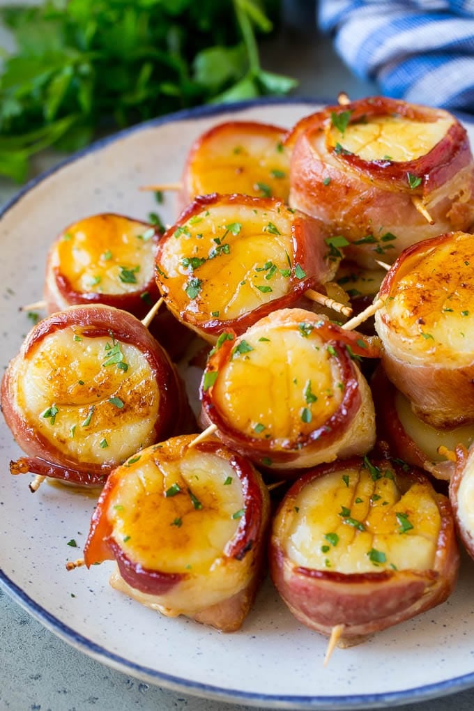 BaconWrapped Scallops Best Christmas Starters to Make For Two People