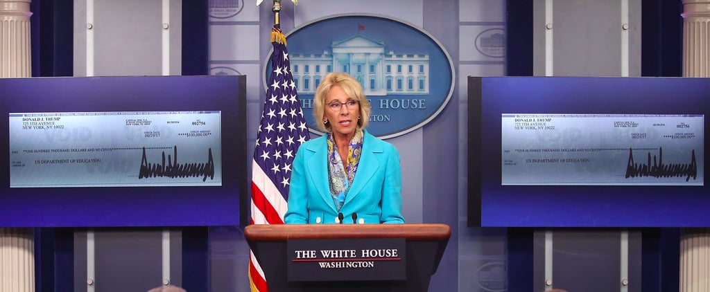 Betsy DeVos Remarks on Title IX Overhaul of Obama-Era Rules