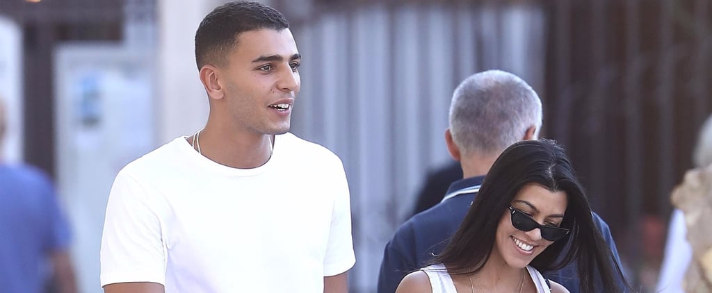 Kourtney Kardashian and Younes Bendjima in St. Tropez 2017