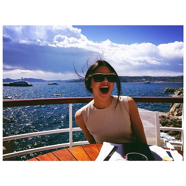 Kendall Jenner couldn't contain her excitement about being in the South of France.
Source: Instagram user kendalljenner