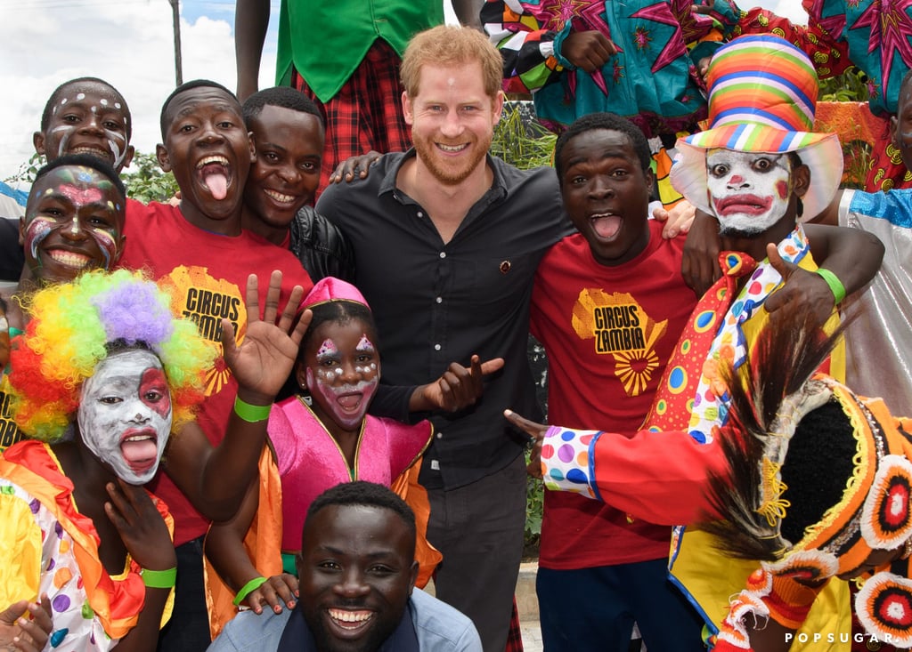 Prince Harry Visiting Zambia Pictures November 2018