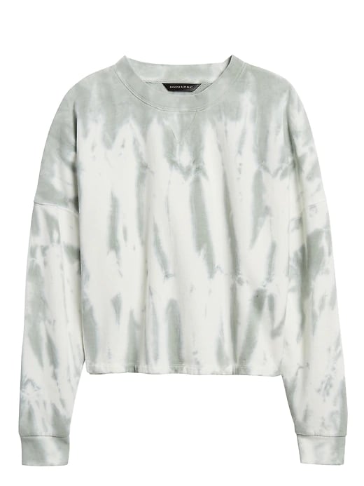 Cropped Tie-Dye Sweatshirt