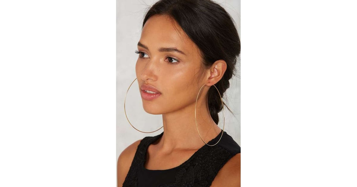 Best Large Hoop Earrings  14 Hoop Earrings That Deserve a Spot in Your  Jewelry Rotation  POPSUGAR Fashion Photo 10