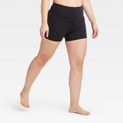 All in Motion Contour Power Waist High-Rise Shorts 4"