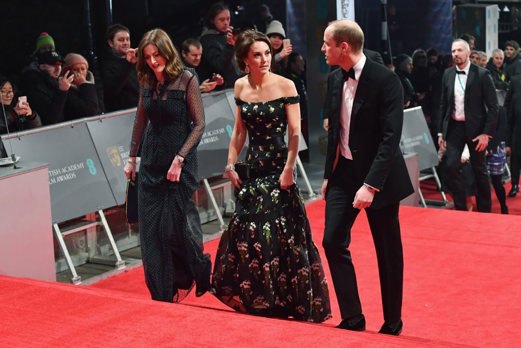 Kate Middleton and Prince William at the 2017 BAFTAs