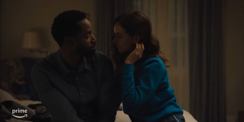 Jay Ellis and Alison Brie in Somebody I Used to Know