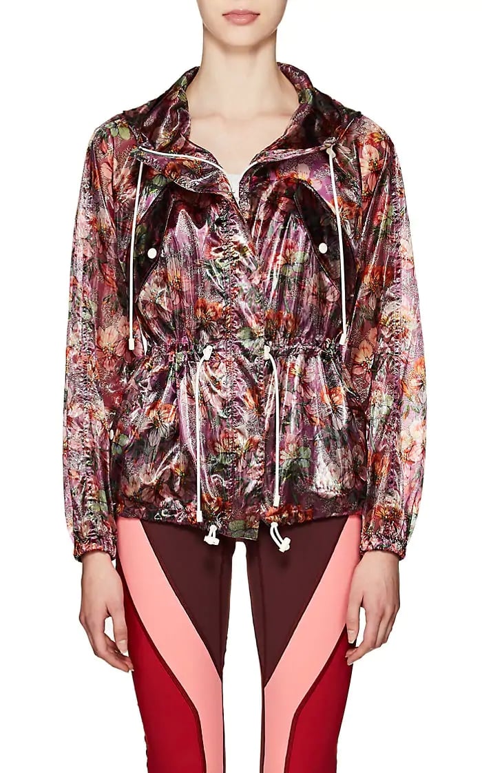 Isabel Marant Olaz Floral Lamé Windbreaker