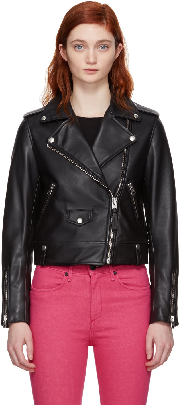 Mackage Baya Moto Leather Jacket | Princess Beatrice's Black Leather ...