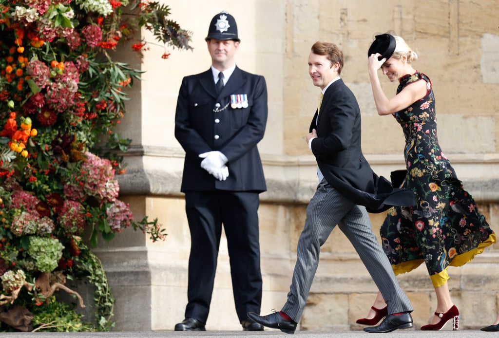 Wind at Princess Eugenie's Wedding Pictures Oct. 2018