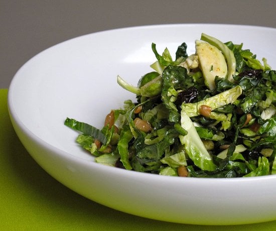 Shredded Brussels Sprouts and Kale Salad