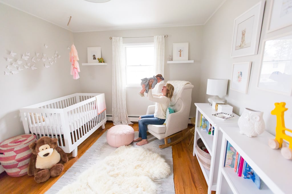 Simple and Bright Nursery For a Baby Girl