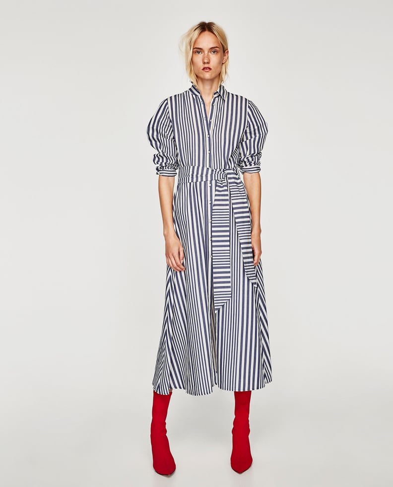 Zara Striped Shirt Style Tunic