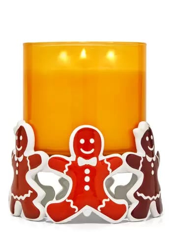 Bath & Body Works Gingerbread Friends 3-Wick Candle Holder