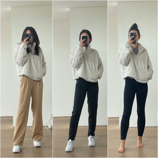 High-Neck Half-Zip Sherpa Sweatshirt Review