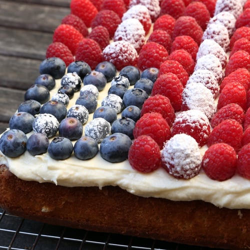 Easy Flag Cake Recipe | POPSUGAR Food