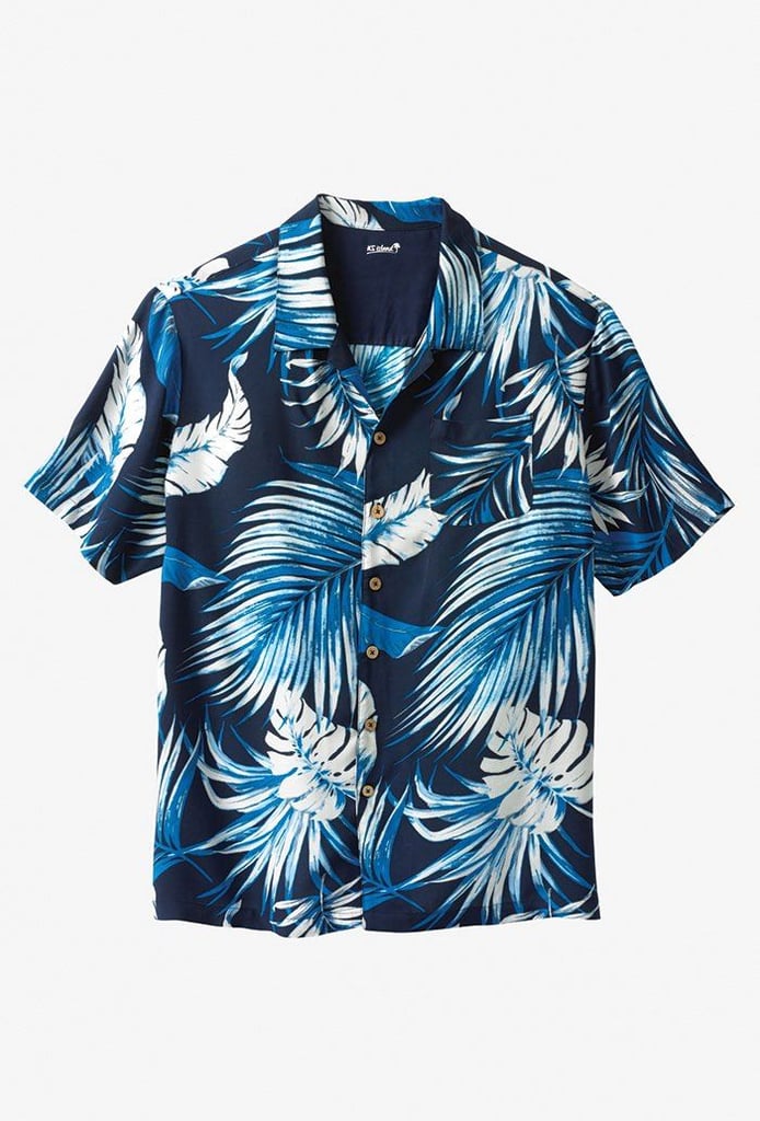 KingSize Tropical Caribbean Print Shirt — Tall