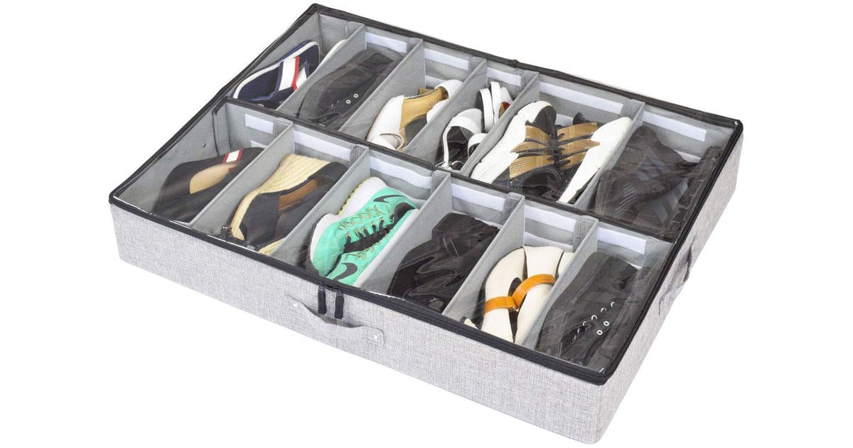 Under Bed Shoe Storage Organizer Cheap and Useful Bedroom Organizers