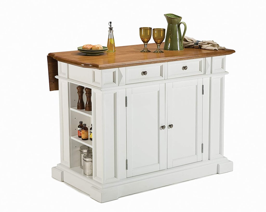 white distressed oak kitchen island and bar stools