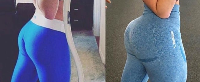Booty Gains Before and After