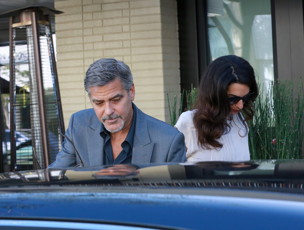 George and Amal Clooney Out in LA October 2015