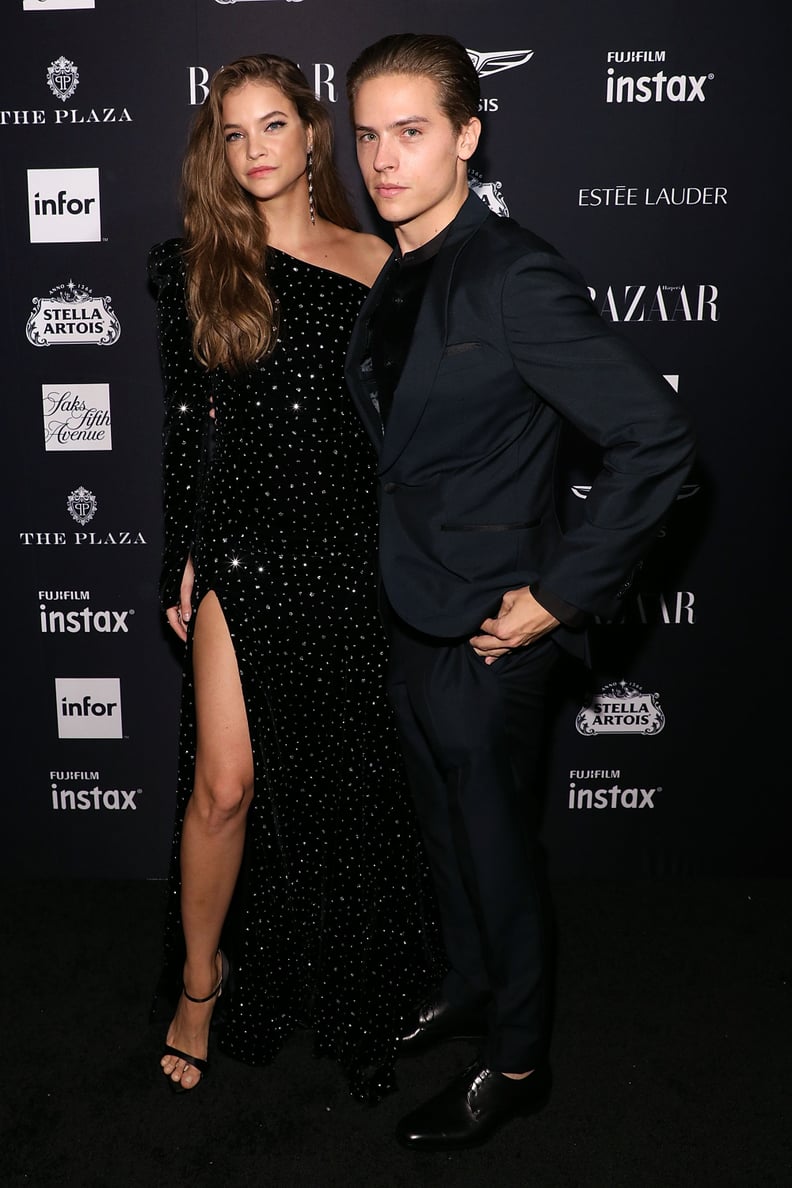 芭芭拉和迪伦在《时尚芭莎》图标党2018年9月