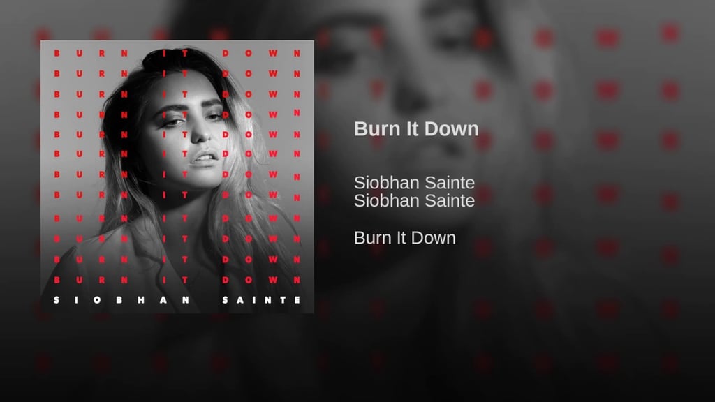 "Burn It Down" by Siobhan Sainte
