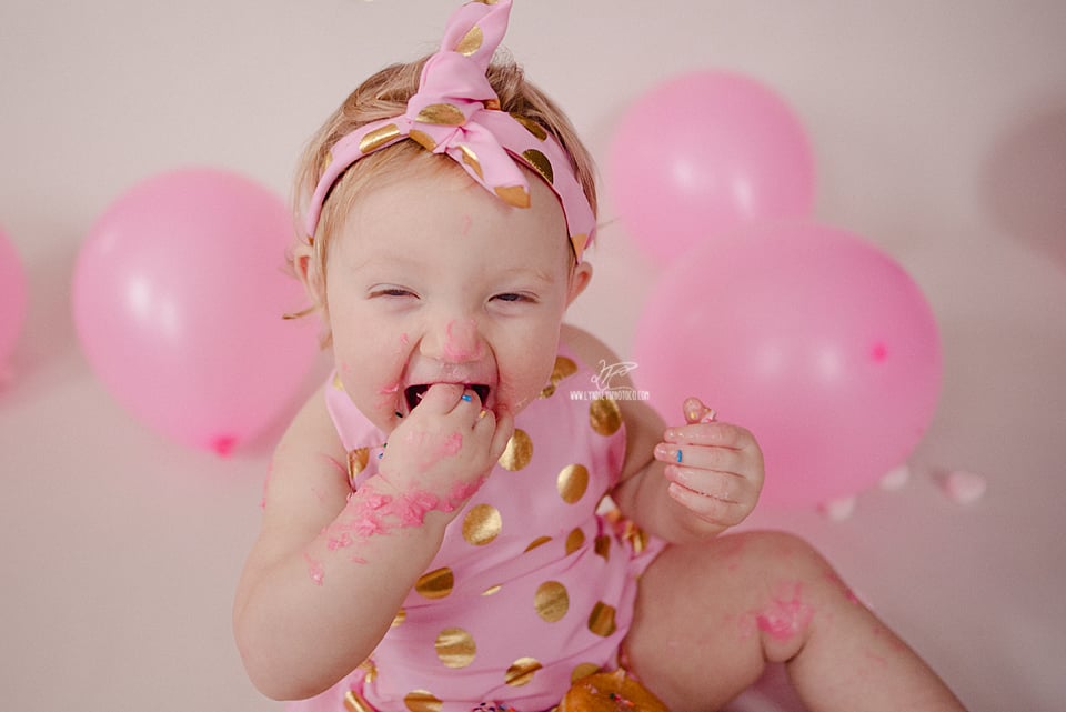 First Birthday Doughnut Smash Photoshoot