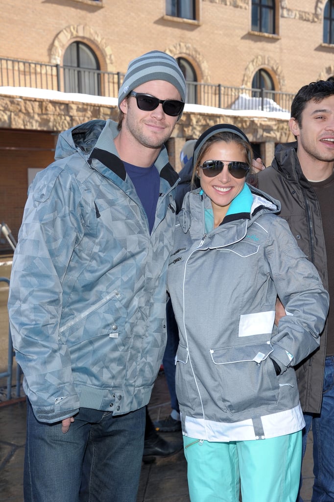 Cute Pictures of Chris Hemsworth and Elsa Pataky