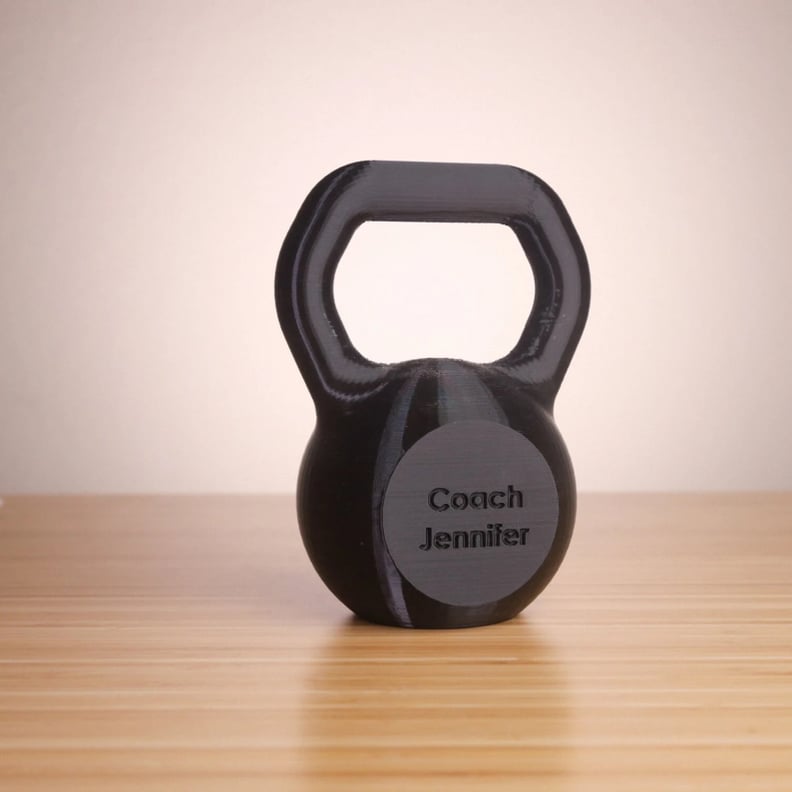 Personalized Engraved Kettlebell Model