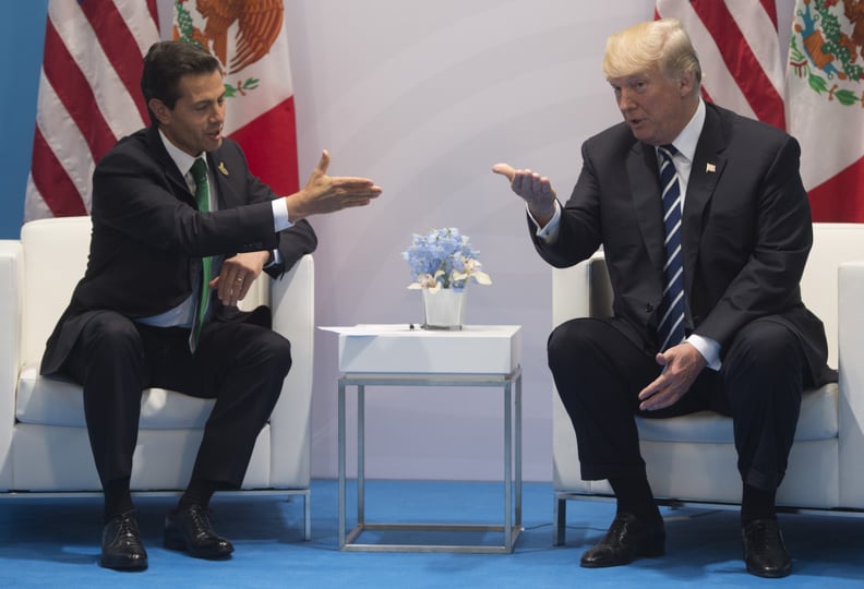 Trump and Peña Nieto: "I won New Hampshire because New Hampshire is a drug-infested den."