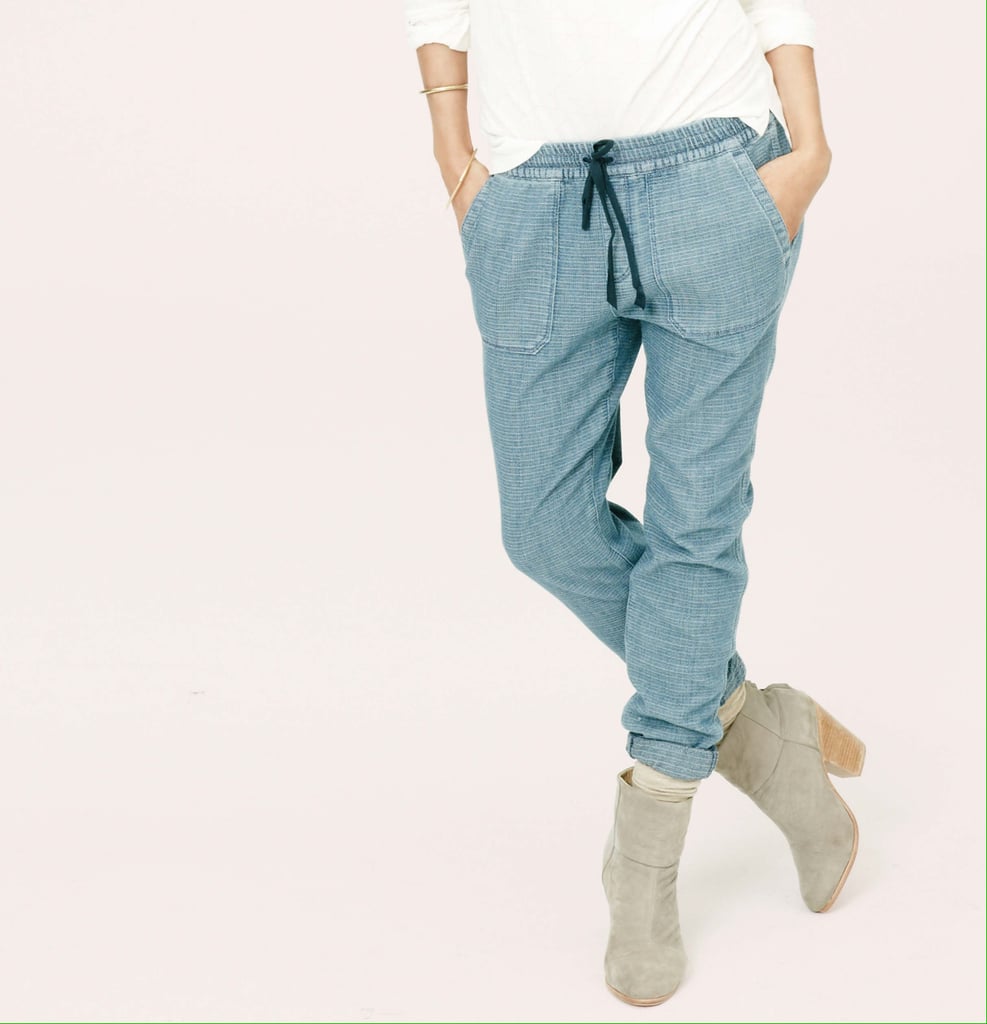 new look acid wash denim jogger