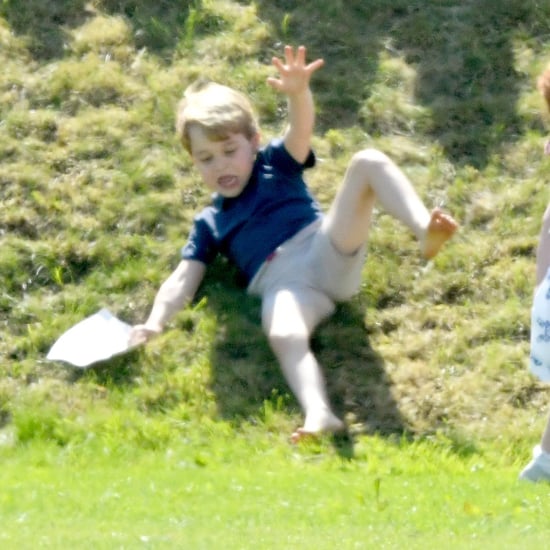 Prince George Pushed by Savannah Phillips at Polo Match 2018