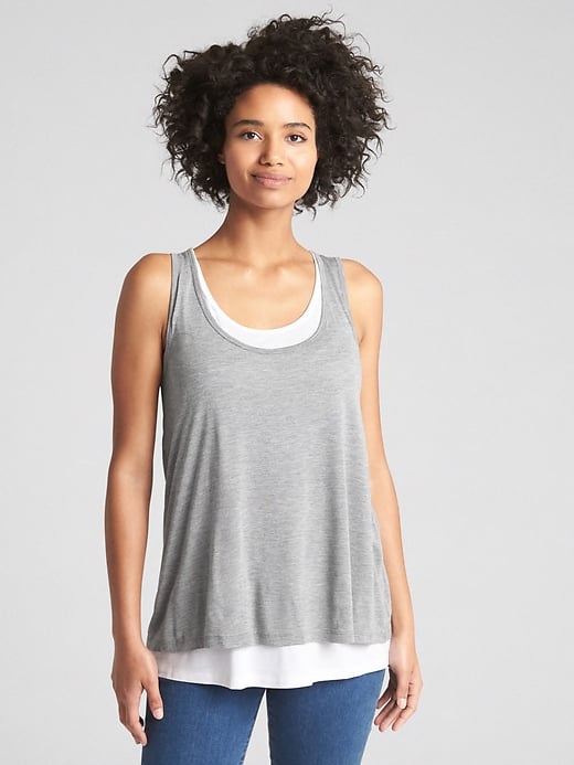 Gap Maternity Double-Layer Nursing Tank Top