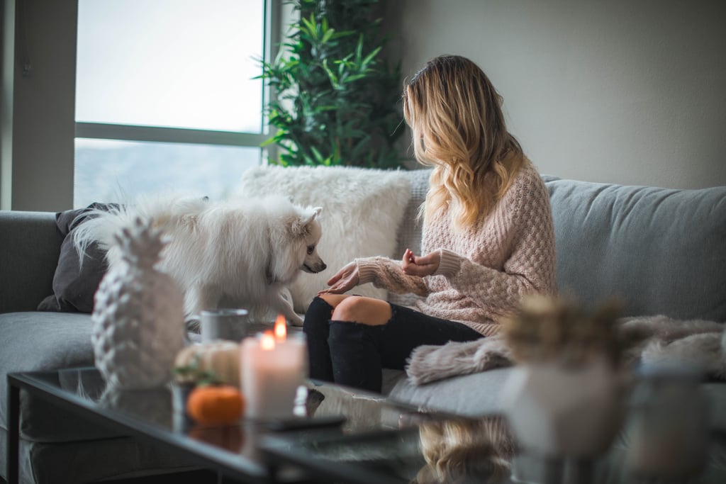 Light a candle to make the room smell great or to set the mood at dinner.