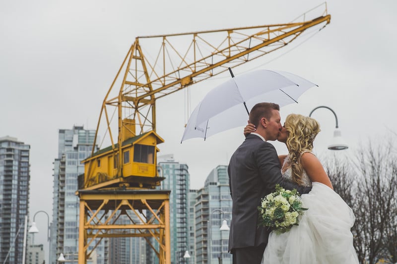 Rainy Wedding in Vancouver