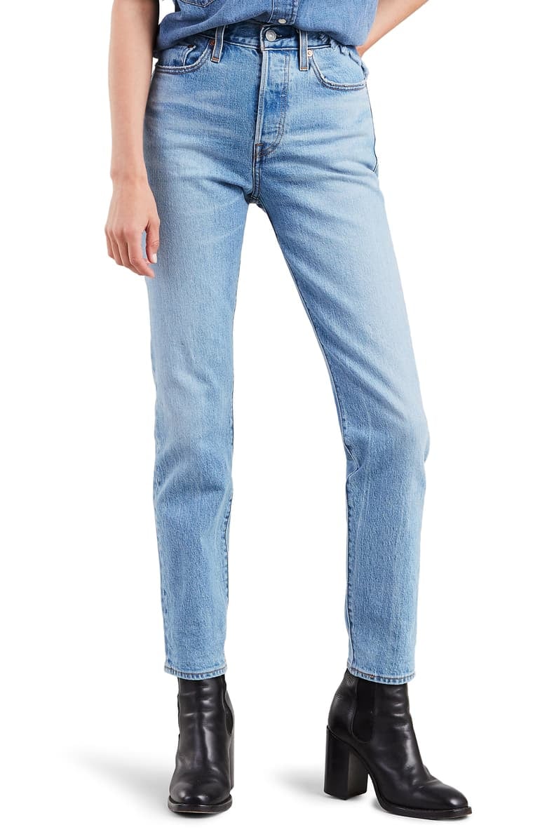 Levis wedgie icon fit deals high waist ankle jeans