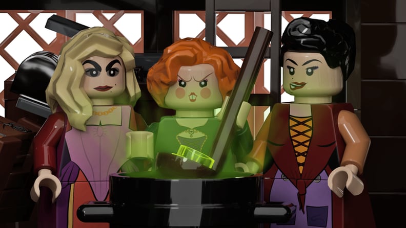 A Mock-Up of the Sanderson Sisters Minifigures