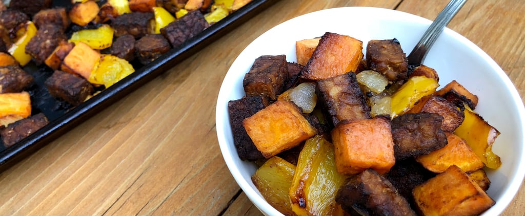 Roasted Tempeh, Sweet Potato, Pepper 1-Pan Meal
