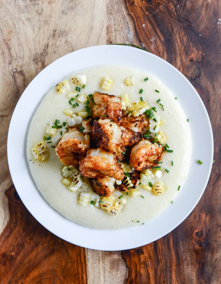 Gouda Grits With Brown Butter Shrimp