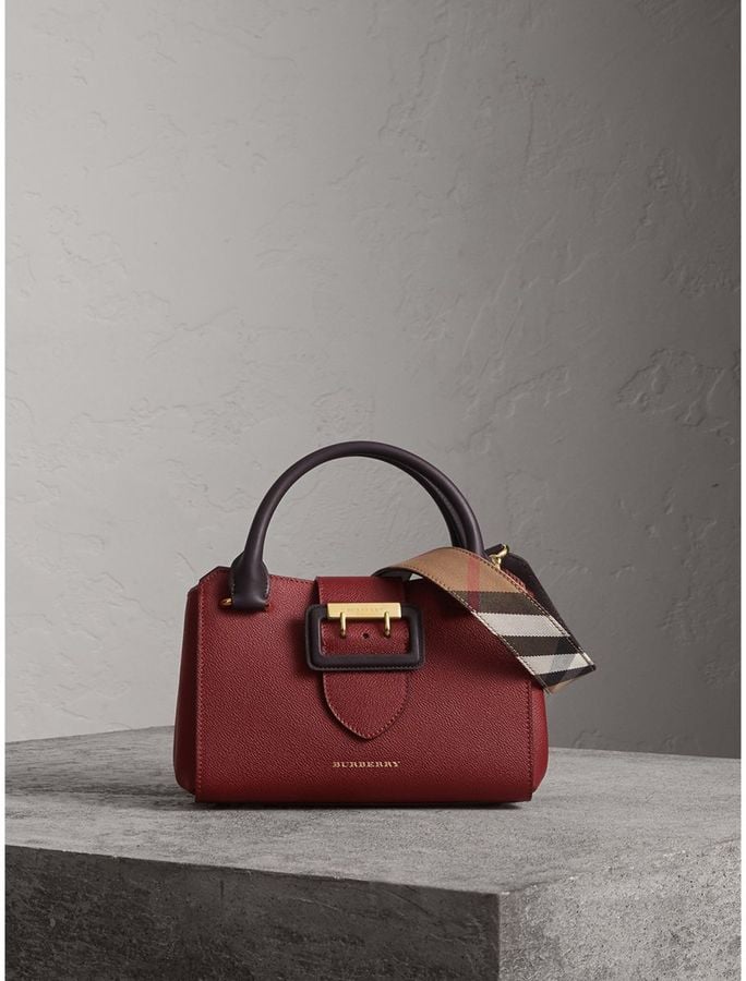 Burberry The Small Buckle Tote in Two-Tone Leather | Meghan Markle's Handbag So Popular, People Will Pay Over $2K to It | POPSUGAR Fashion Photo 16
