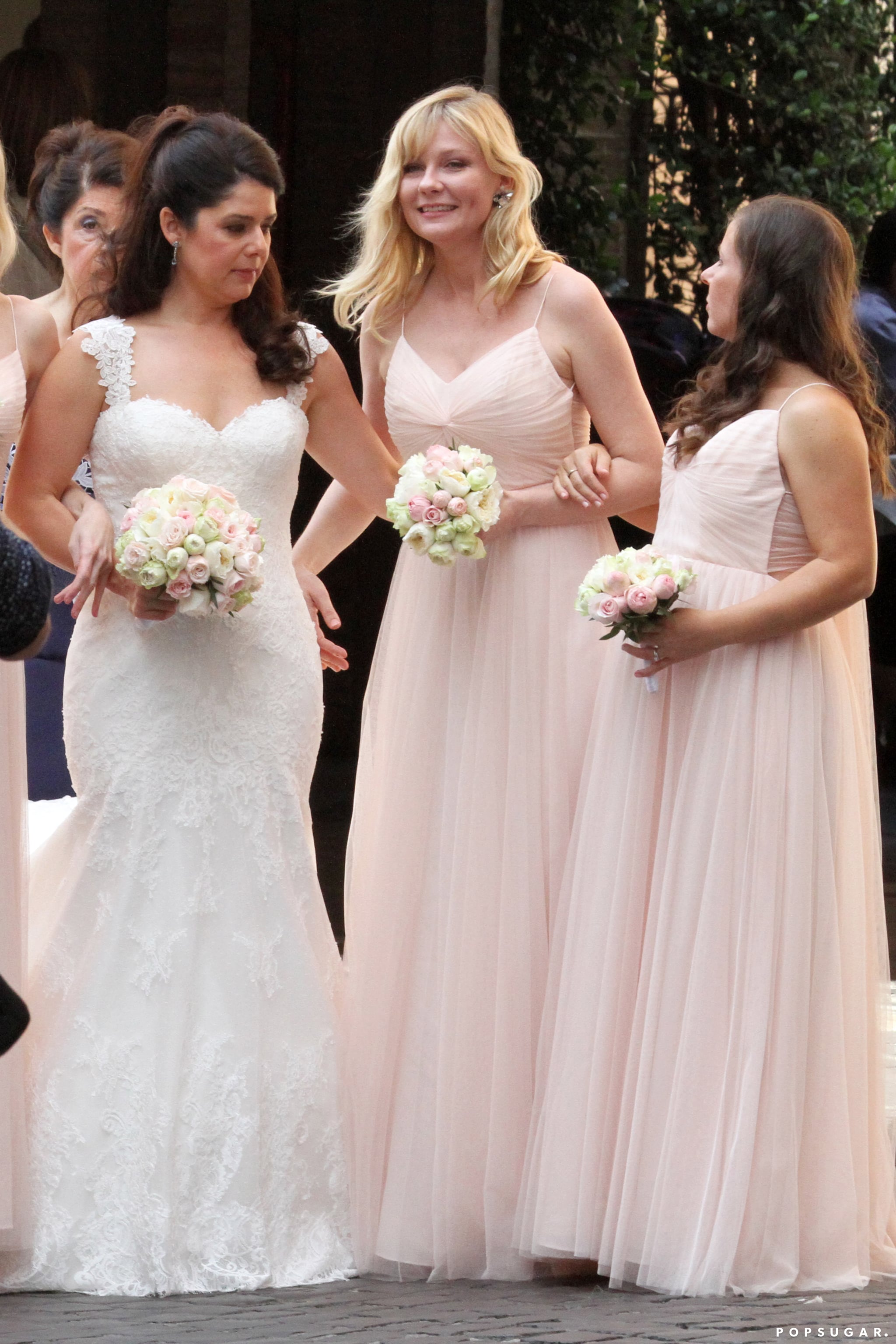 Celebrity Entertainment Kirsten Dunst Stuns As A Bridesmaid In Friend S Wedding Before Her Own Big Day Popsugar Celebrity Photo 6