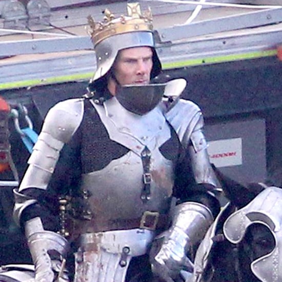 Benedict Cumberbatch Filming The Hollow Crown