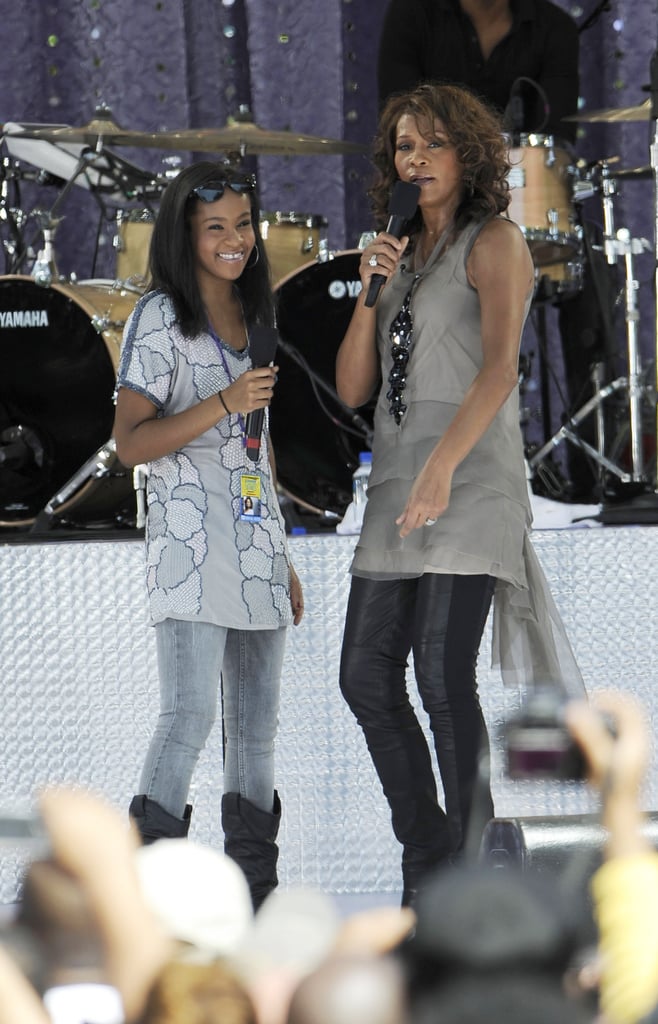 Bobbi Kristina was beaming while joining her mom for a duet at a 2009 concert in NYC.