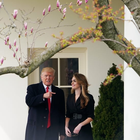Trump and Hope Hicks Say Goodbye at White House March 2018