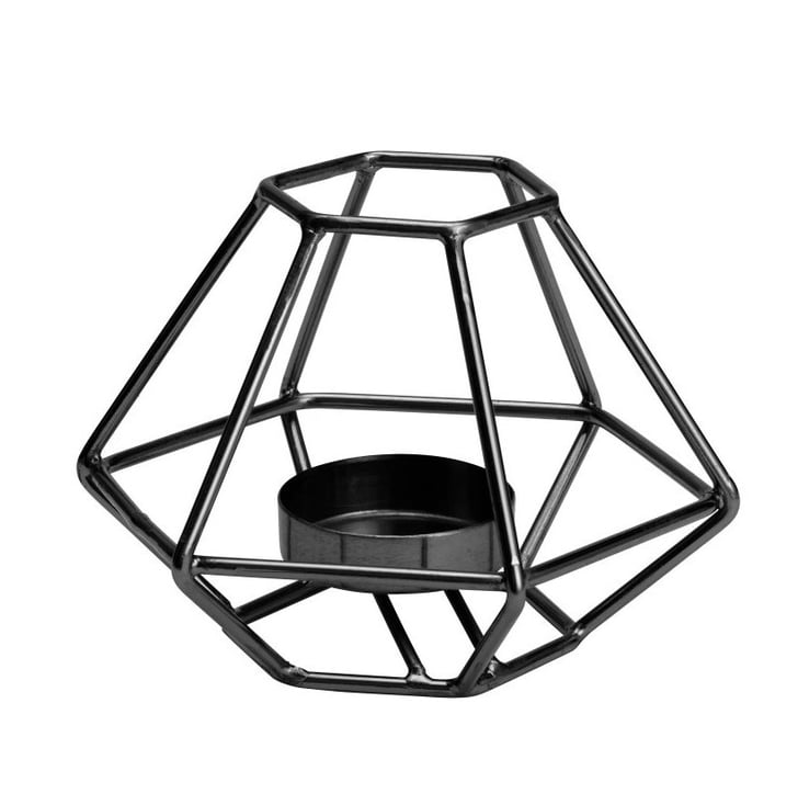 H&M Metal Tea Light Holder Black Home Decor Ideas POPSUGAR Home Photo 9