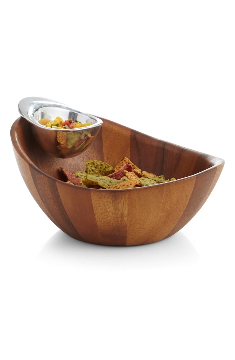 Nambé Harmony Chip & Dip Bowl