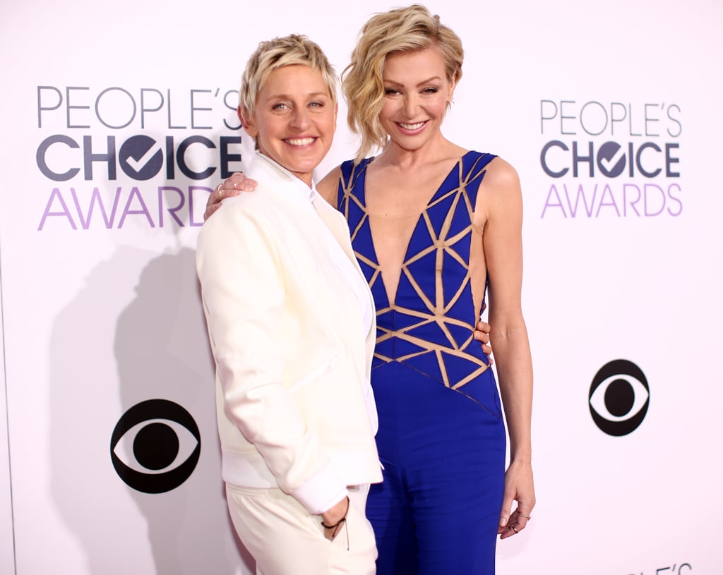 Ellen DeGeneres Portia de Rossi People's Choice Awards 2015