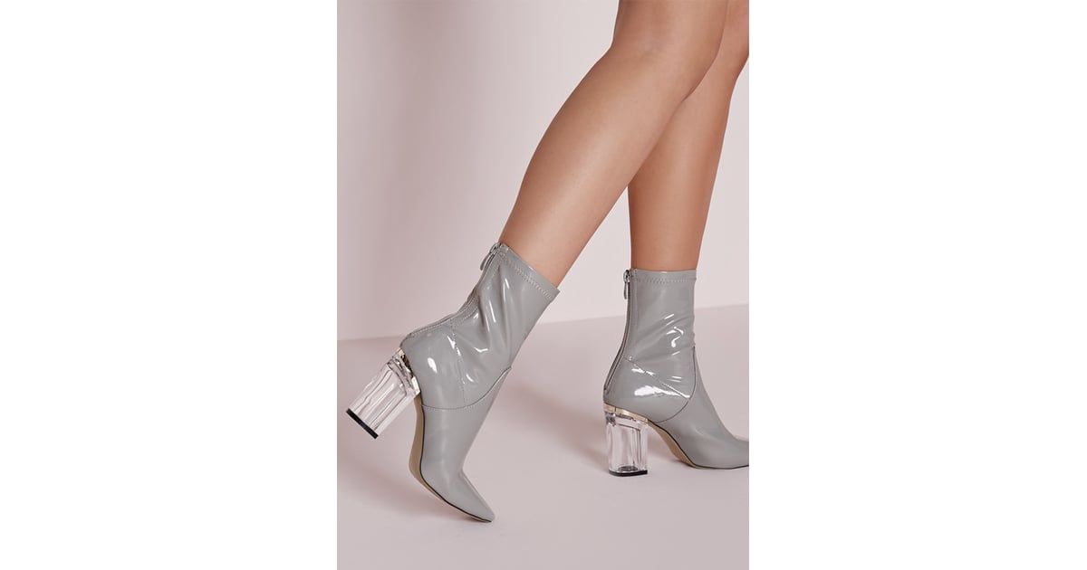 missguided patent boots