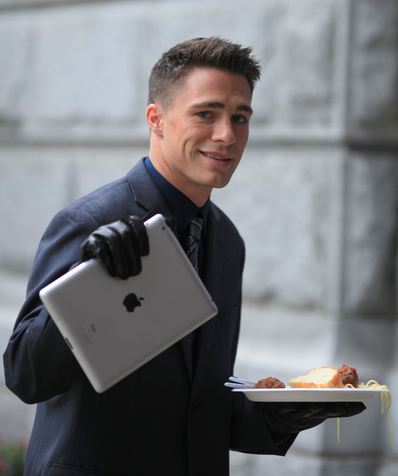 This iPad and That Plate of Spaghetti